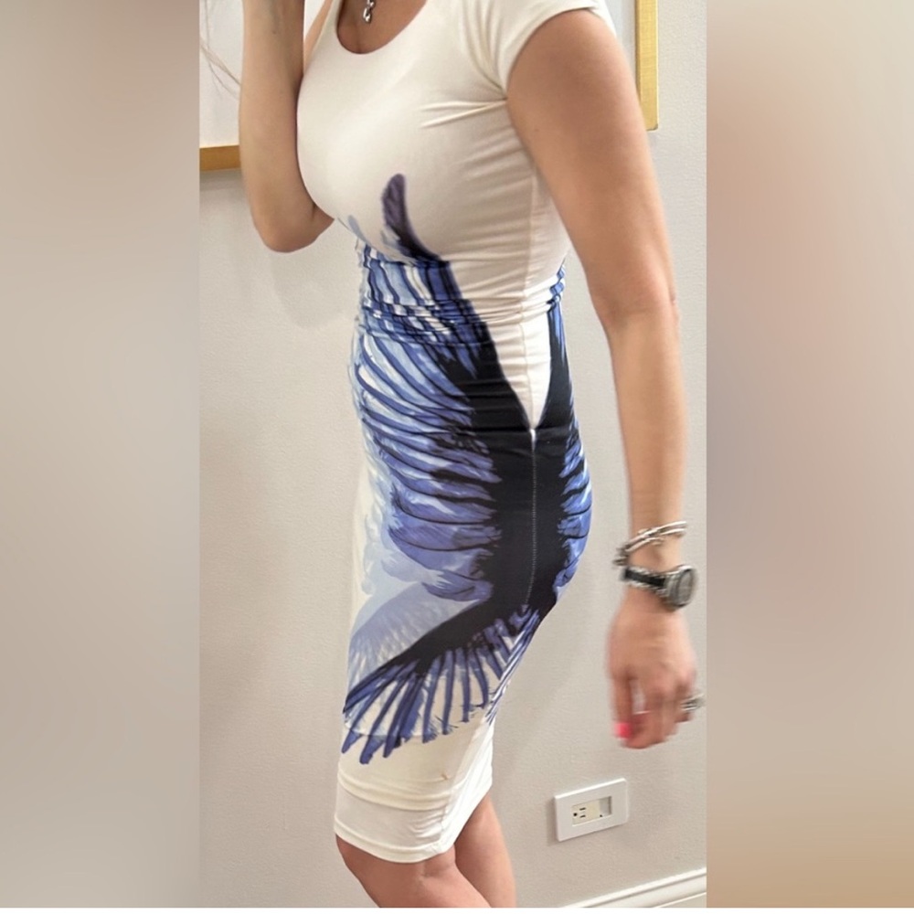Bebe Wing Print Dress size S
